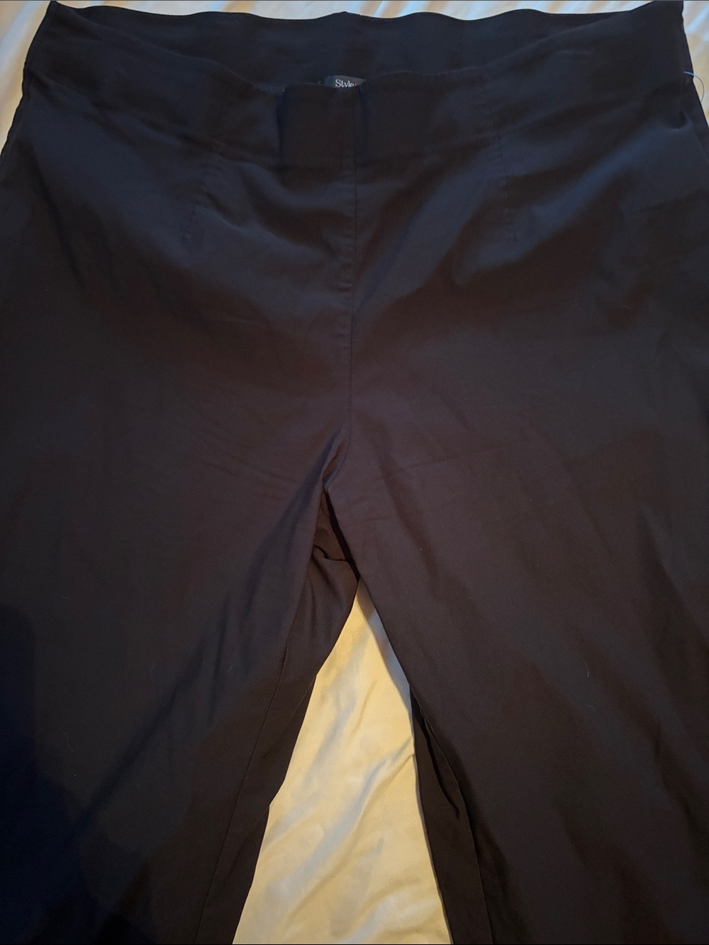 Style & Co. Straight Leg Pants in Black